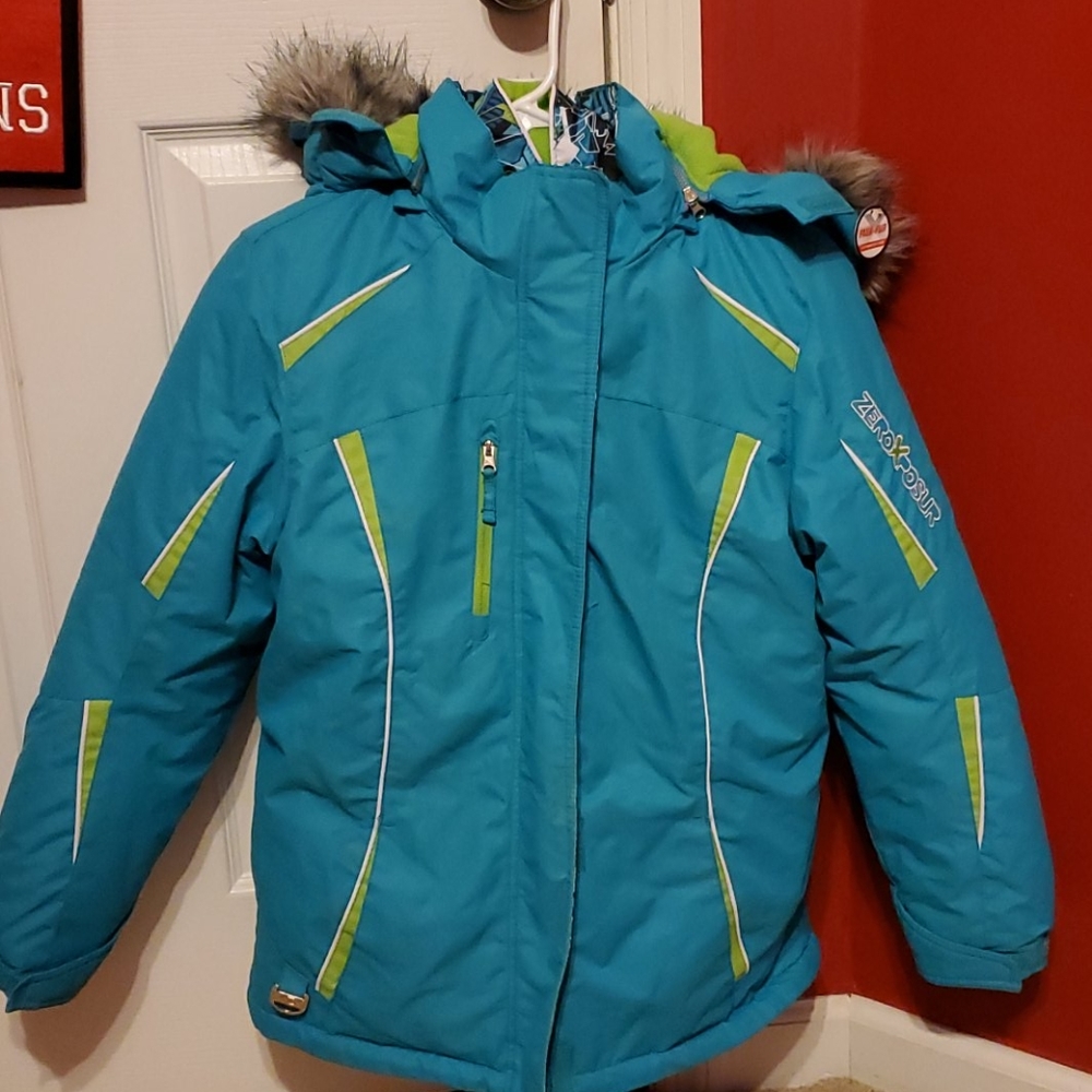 Girls Double layer ski jacket - Picture 1 of 5